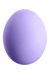 Large picture of an isolated colorful easter egg with a white background.