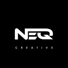 NEQ Letter Initial Logo Design Template Vector Illustration