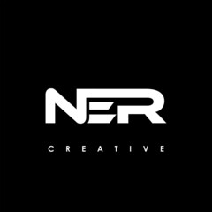 NER Letter Initial Logo Design Template Vector Illustration