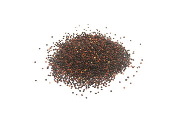 Quinoa (Chenopodium quinoa) - colorful edible seeds, isolated on white background