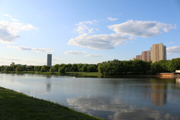 Obraz premium Moscow Izmailovsky pond summer