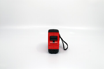 Red tape measure used in construction sites