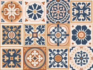 Printed roller blinds Portugal ceramic tiles Portuguese floor ceramic tiles azulejo design, mediterranean pattern