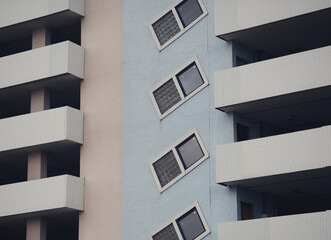 New high-rise buildings. Kyi, Ukraine. Poznyaki district.