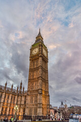 Fototapeta na wymiar Big Ben clock tower. Landmark of London, UK.