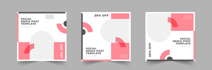 fashion social media post template
