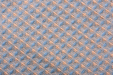 Textile blue background