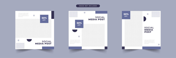 fashion social media post template