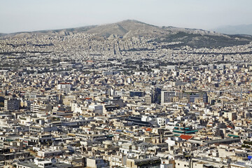 Panoramic view  of Athens. Greece
