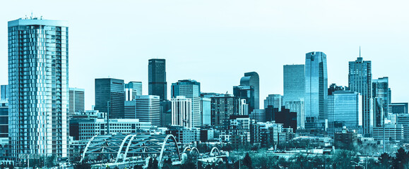 view showing the denver skyline