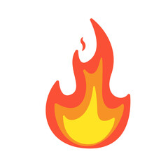 Vector Collection of Flame. Simple fireball design Campfire and fire prevention ideas