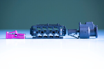 spare part from a modern electric car. necessary spare part for the car