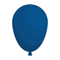 blue balloon helium floating icon
