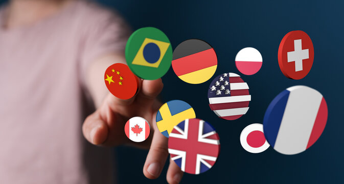 International world flag 3d digital - Powered by Adobe