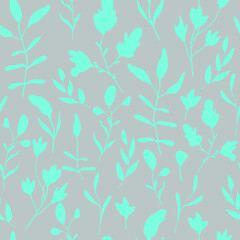 seamless pattern with leaves