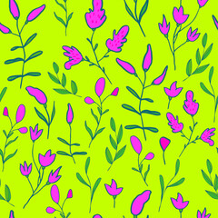 seamless pattern with leaves
