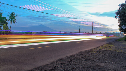 Fototapeta premium driving on the highway