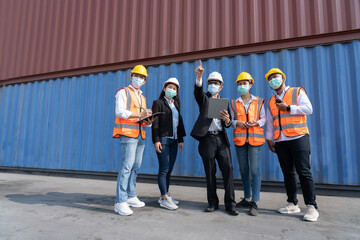 Manager with His Engineer Team Having a Team Discussion Meeting at an Industrial Site