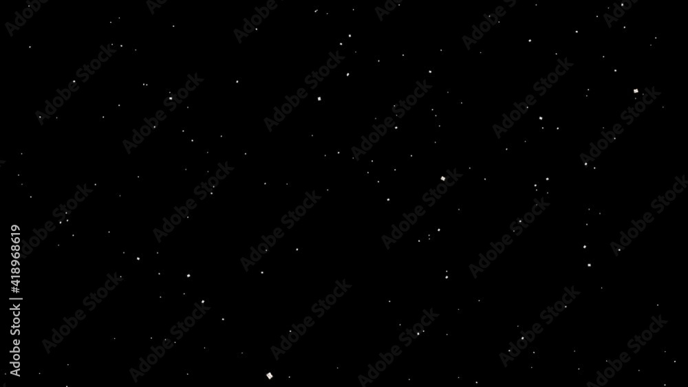 Poster white dust particles glimmering on black background. beautiful easy to use as an overlay on your foo