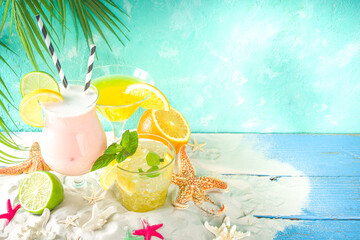 3 summer cold cocktail drinks