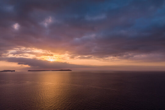 Puesta de Sol y Nubes