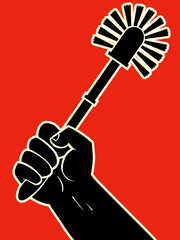 toilet brush is a hygiene item. bath