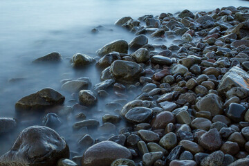 Stones in the Westfjords coast
