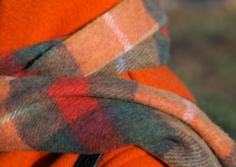 Minusgrade - britischer Schal w&auml;rmt im Winter