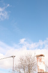chimney with smoke
