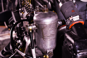 Obraz na płótnie Canvas Fuel filter old engine