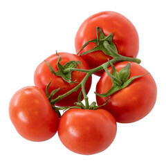 bunch tomato isolated on white background