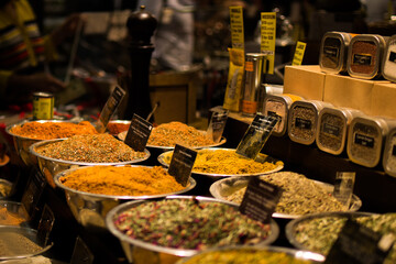 Spice shop ar Chelsea Market in New York City