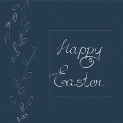 Fototapeta na wymiar Happy Easter card 