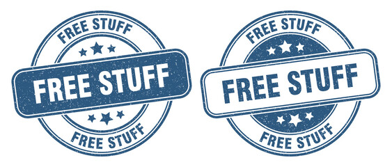 free stuff stamp. free stuff label. round grunge sign