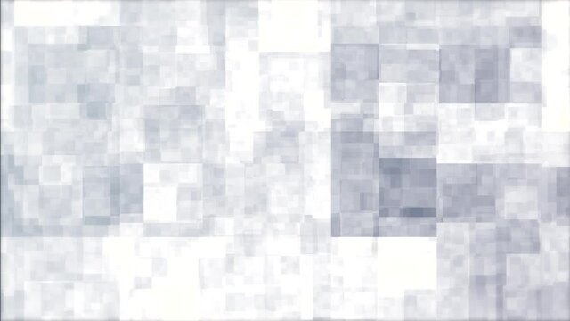 Digital blue block computer background animation effect, with subtle evolving movement.