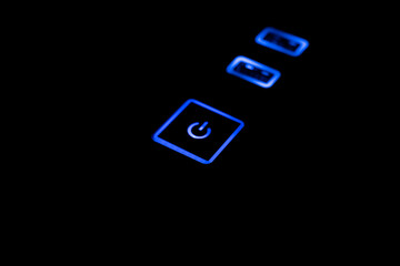 power button with USB connectors