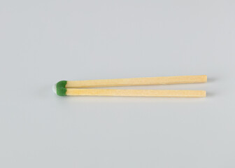 match isolated on white background
