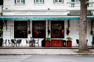 Hanoi Street Scene - Vietnam