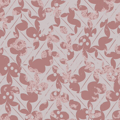 Abstract pattern with different brushes splashes. Modern abstract design for wallpapers, carpet, cover fabric, interior decor and other users