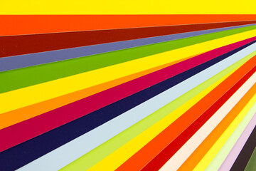 Color palette, guide of paint samples catalog.