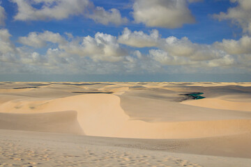 sand dunes and sky
Lençóis Maranhenses