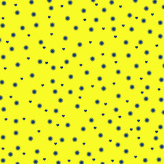 Yellow pattern background. For wrapping paper, textile and other users.