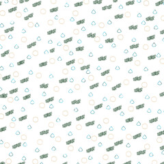 Pattern background in memphis style. Used for wallpapers, wrapping paper, banners, background. 