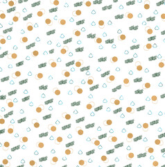 Pattern background in memphis style. Used for wallpapers, wrapping paper, banners, background. 