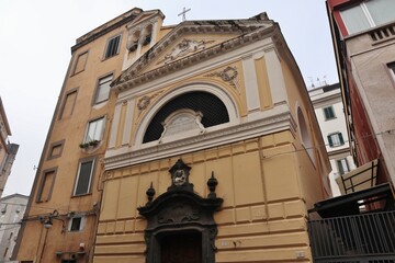 Fototapeta na wymiar Napoli – Chiesa di San Giovanni in Corte