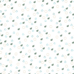 Pattern background in memphis style. Used for wallpapers, wrapping paper, banners, background. 