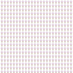 Colorful abstract pattern for design with pink ice cream. Ideal for baby girl design. 