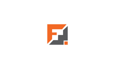 Premium  FW letter logo Design template