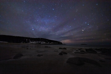 Stars and Space over Sand Beach, ME