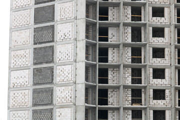construction of a multi-storey residential building